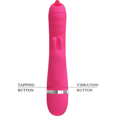 Stimolatore Rabbit G-Point e Clitoride con Tapping e Vibrazione